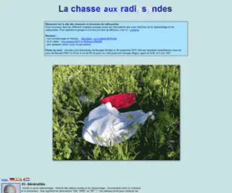 Radiosonde.eu(Tout sur le radiosondage et sur les ballons) Screenshot