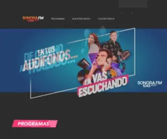 Radiosonora.com.sv(Radio Sonora 104.5 FM) Screenshot