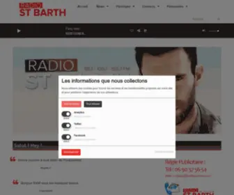 Radiostbarth.com(RADIO SAINT BARTH) Screenshot