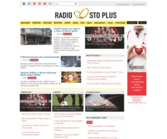 Radiostoplus.com(Radio Sto Plus) Screenshot