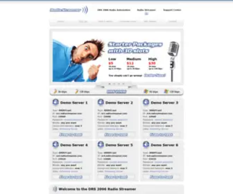 Radiostreamer.com(The DRS 2006 Radio Streamer) Screenshot
