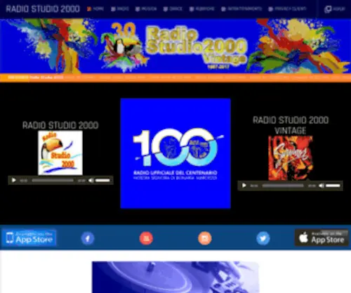 Radiostudio2000.it(Radio StudioStudio 2000 Vintage) Screenshot