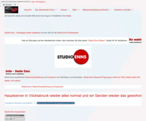 Radiostudioenns.com(Home fix) Screenshot