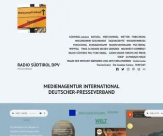 Radiosuedtirol.eu(RADIO SÜDTIROL DPV) Screenshot