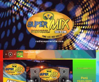 Radiosupermixfm.com(Tu Radio Bravaza) Screenshot