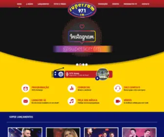 Radiosupersom.com.br(SUPERSOM 97.1 FM) Screenshot