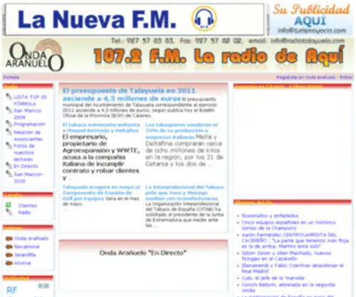 Radiotalayuela.com(SABEMOS DE RADIO) Screenshot