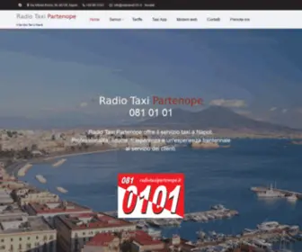 Radiotaxilapartenope.it(Radio Taxi Partenope) Screenshot