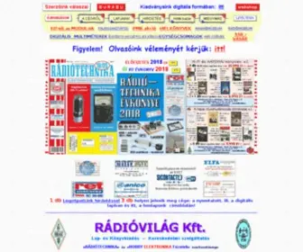 Radiotechnika.hu(RÁDIÓVILÁG) Screenshot