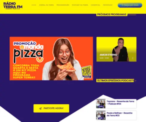 Radioterrafm.com.br(Rádio Terra FM) Screenshot