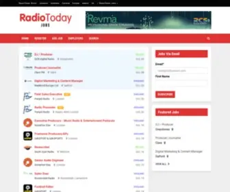 Radiotodayjobs.com(Jobs in the radio industry) Screenshot