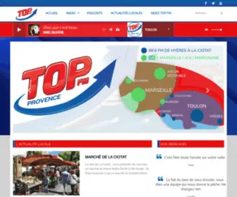 Radiotopfm.fr(Radio Top FM) Screenshot