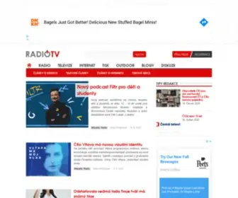 Radiotv.cz(Zpravodajství ze světa médií) Screenshot