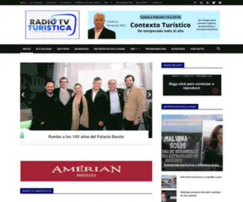 Radiotvturistica.com(Radio Tv Turistica) Screenshot