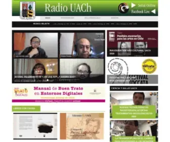 Radiouach.cl(Radio UACh) Screenshot