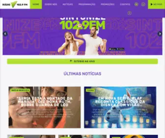 Radiov102.com.br(Você ouve e vê) Screenshot