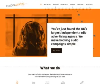 Radioworks.co.uk(Radio Advertising) Screenshot