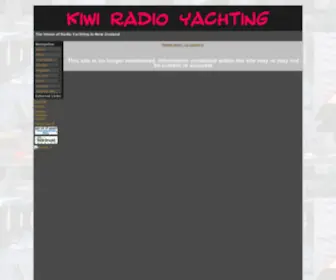 Radioyachting.com(Kiwi Radio Yachting) Screenshot