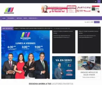 RadioytvMexiquense.mx(Sistema Mexiquense de Medios Públicos) Screenshot