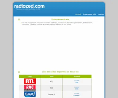 Radiozed.com(Radio) Screenshot
