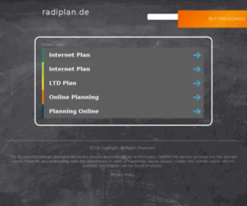 Radiplan.de(Interaktive digitale Stadtpläne für Sachsen) Screenshot