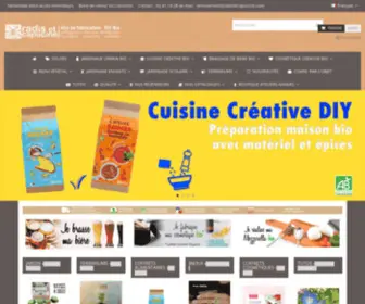 Radisetcapucine.com(Coffrets bio de cuisine) Screenshot