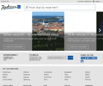 Radissonblu.dk(Hotel Danmark) Screenshot