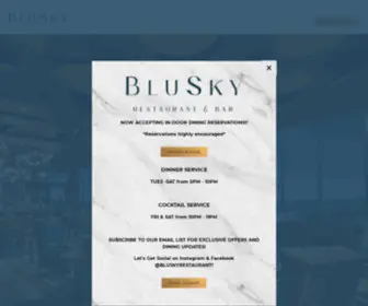 Radissonbluskybar.com(BluSky Restaurant & Bar’s 12th floor rooftop setting) Screenshot