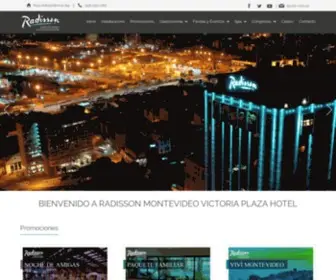 Radissonvictoriaplaza.com.uy(Bienvenido a Radisson Montevideo Victoria Plaza) Screenshot