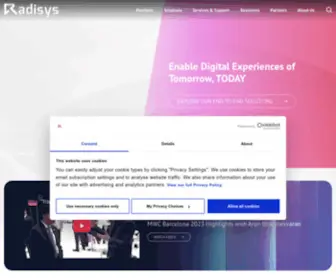 Radisys.com(Radisys) Screenshot