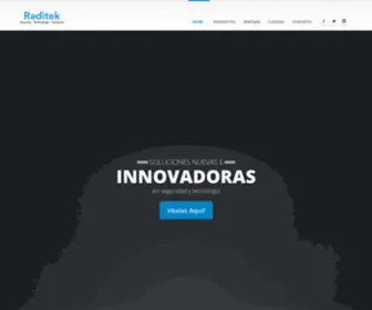 Raditek.com.pa(Security Technology Solutions) Screenshot
