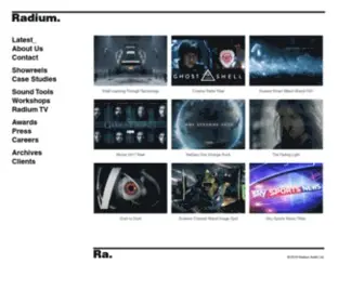 Radium-Audio.com(Radium) Screenshot