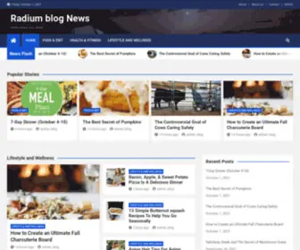 Radiumblog.com(Every news you want) Screenshot