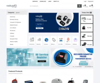 Radiumbox.com(Radium Box of Online Biometric Digital Business Services) Screenshot