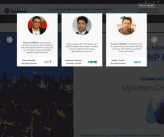 Radiusdevelopers.com(Property in Mumbai) Screenshot