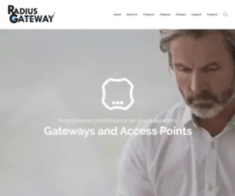 Radiusgateway.com(Radius gateway equipment) Screenshot