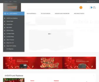 Radiwow.com(XHDATA Radio Official Website) Screenshot