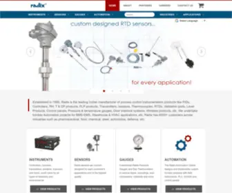 Radix.co.in(Radix Electrosystems Pvt Ltd) Screenshot