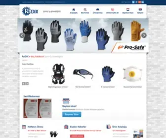 Radix.com.tr(İş Güvenliği Ürünleri) Screenshot