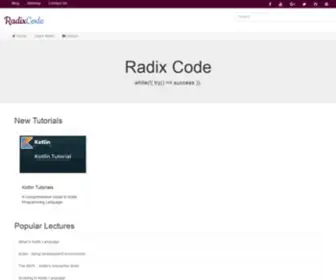 Radixcode.com(Just Few Bytes of Code) Screenshot