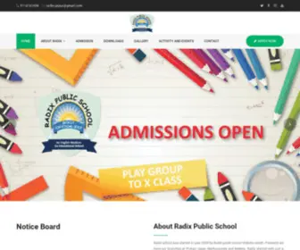 Radixschool.in(Radix Public School) Screenshot