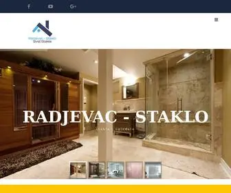 Radjevacstaklo.com(Svet Stakla) Screenshot