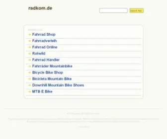 Radkom.de(radkom) Screenshot