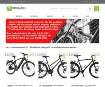 Radlager24.de(Der Fahrradladen mit Werkstatt) Screenshot