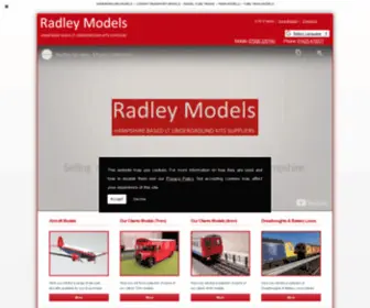 Radleymodels.com(Model Trains For Sale Online) Screenshot