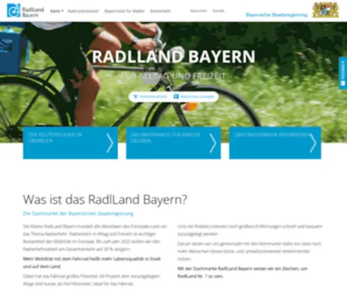 Radlland-Bayern.de(Radlland Bayern) Screenshot