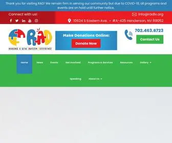 Radlv.org(Real Autism Difference) Screenshot