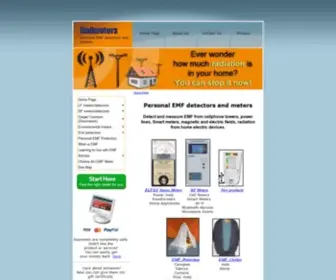 Radmeters.com(EMF Meter) Screenshot