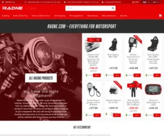 Radne.com(Everything for motorsport) Screenshot