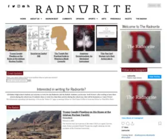 Radnorite.com(The Student News Site of Radnor High School) Screenshot